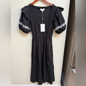 NWT Cleobella Cotton Black Maxi Dress